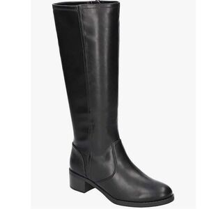 Easy Street Size 9 W Wide Calf Riding Boots Black Women's Tucker Plus  $114 MSRP